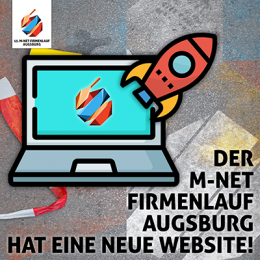 Neue Website M-net Firmenlauf Augsburg